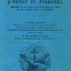 Platnice prve številke revije Cvetje z vertov sv. Frančiška